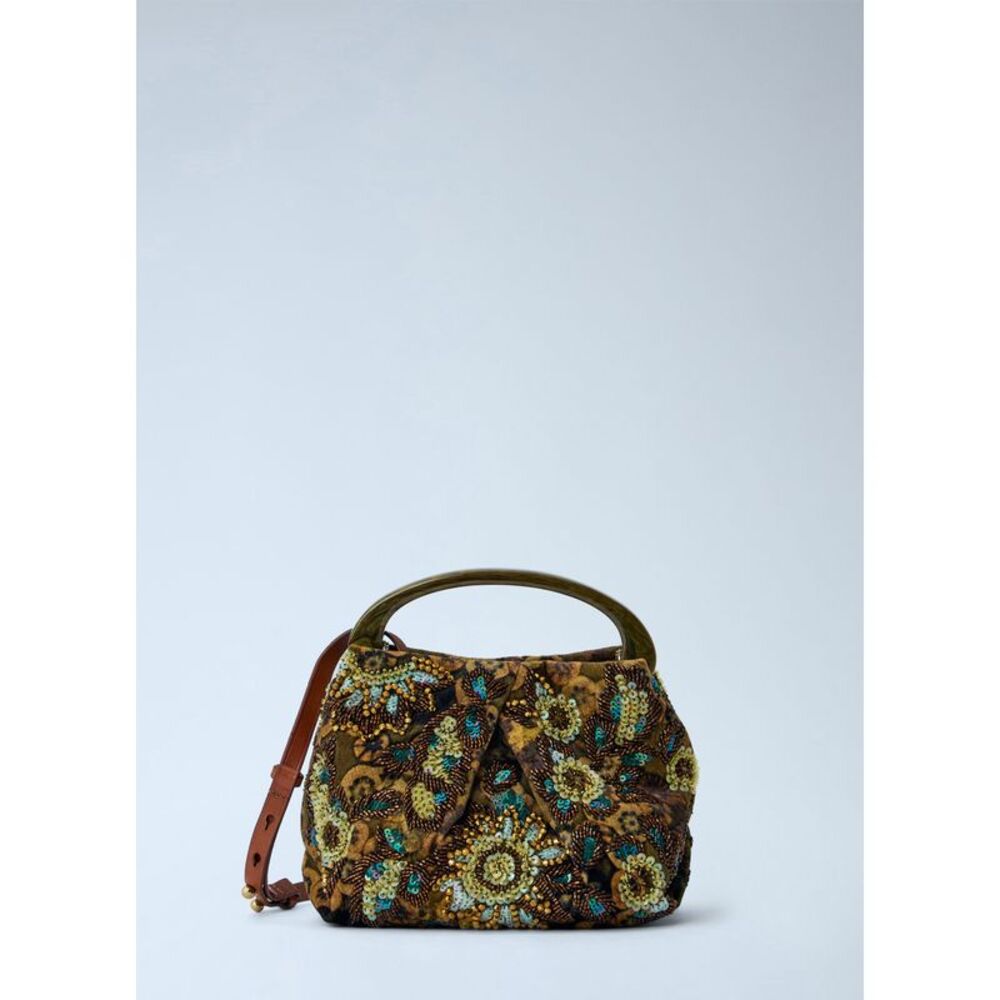 Dries Van Noten Women Crisp Metallic Crossbody Bag